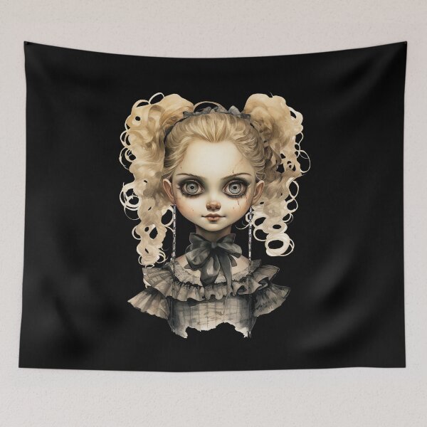 Item preview, Gothic doll - Nadja doll - Creepy designed and sold by GlunmanStore.