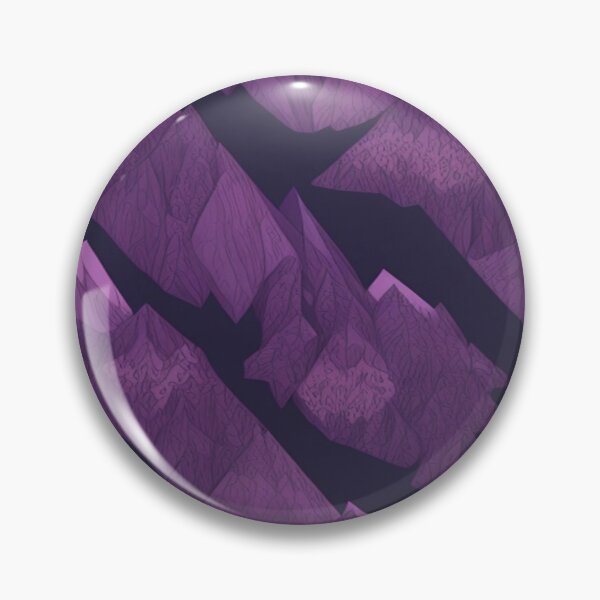 Item preview, Mountain Geometry with Purple Peaks designed and sold by FemmeFlair.