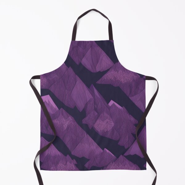 Item preview, Mountain Geometry with Purple Peaks designed and sold by FemmeFlair.