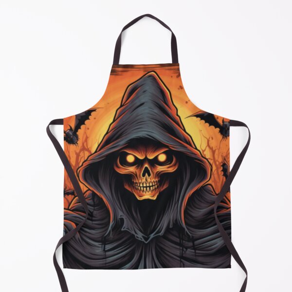 Item preview, Halloween skeleton ghost and bats designed and sold by Sixcom.