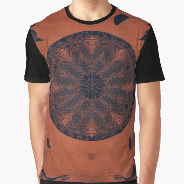 Vista previa del artículo con la obra «Sunset Over Desert Dunes in Striking Geometry», diseñado y vendido por FemmeFlair.