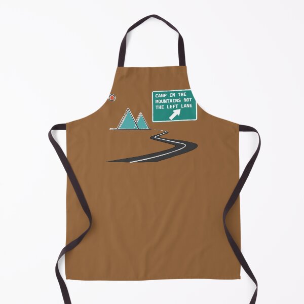 Item preview, Camp in the Mountains, Not the Left Lane designed and sold by DesignFuture99.