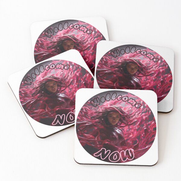 Item preview, Bienvenidos ahora... AI Pink Lady Por Jonathan P. designed and sold by JonathanP514.
