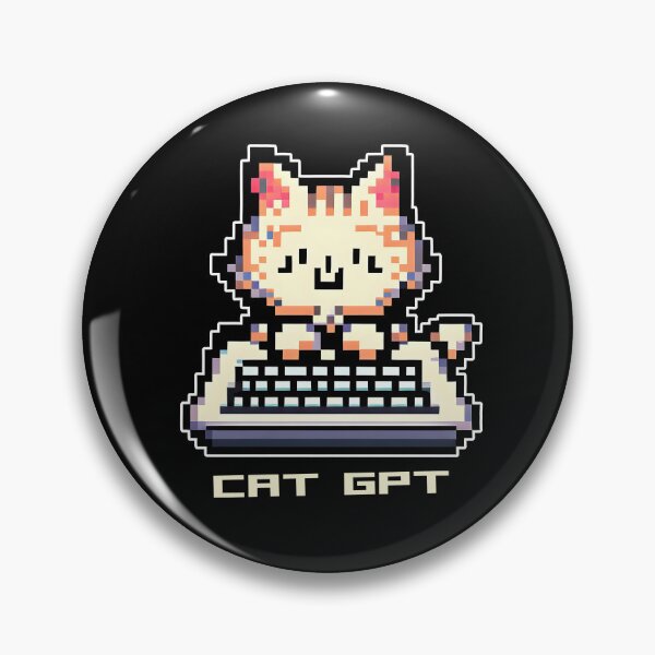 Artikelvorschau, Chatbot Pixel Cat entworfen und verkauft von RosmirStore.