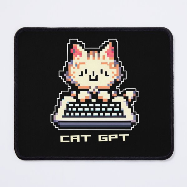 Item preview, Chatbot Pixel Cat designed and sold by RosmirStore.