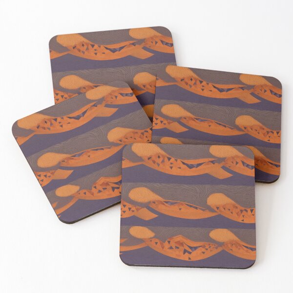 Item preview, Geometric Desert Sunset: Dunes and Vibrant Hues designed and sold by FemmeFlair.