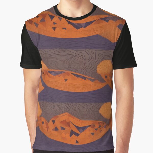 Vista previa del artículo con la obra «Geometric Desert Sunset: Dunes and Vibrant Hues», diseñado y vendido por FemmeFlair.