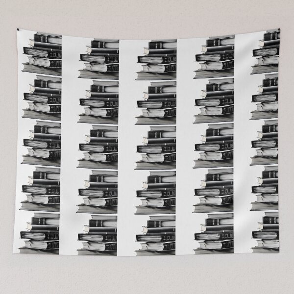 Item preview, Pile of vintage books 3 (gray color) designed and sold by Frenchbullrufo.