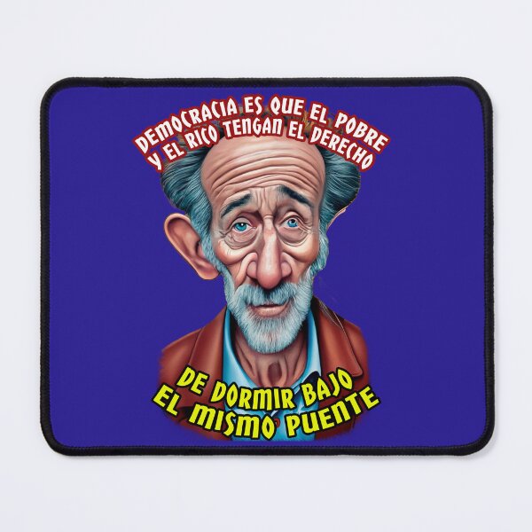 Item preview, Democracy is that the poor and the rich sleep under the same bridge designed and sold by HenryDrae.