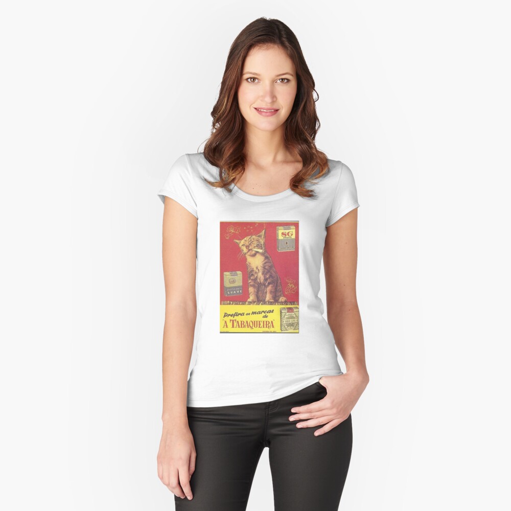 Item preview, Fitted Scoop T-Shirt designed and sold by TheBluStudio.