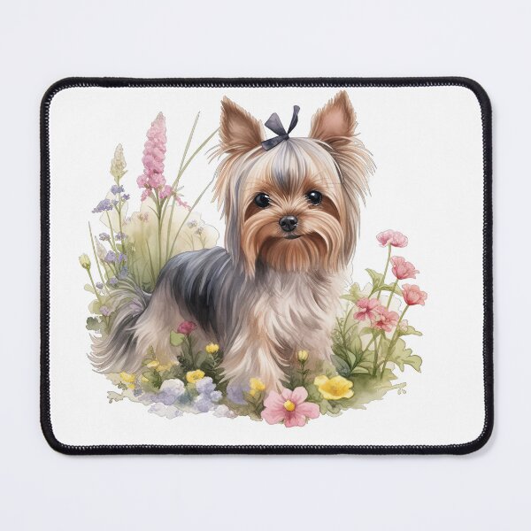 Item preview, Yorkie garden anime style designed and sold by kentHdesigns.