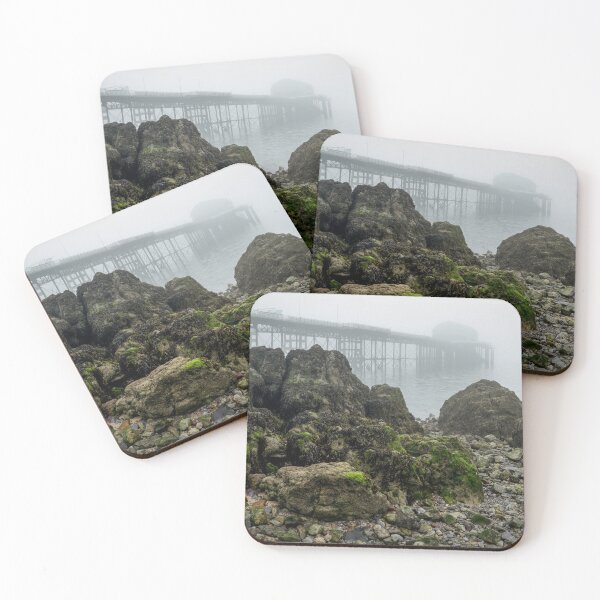 Item preview, The rocky foreshore at Mumbles Pier designed and sold by Leighton Collins.