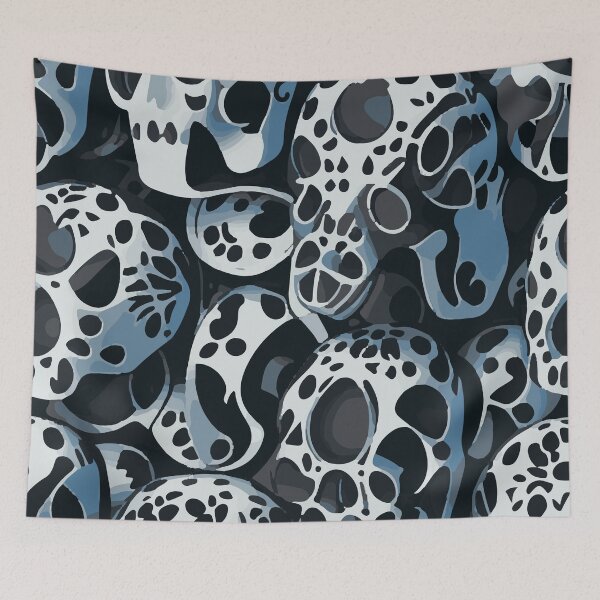 Item preview, Abstract Skulls with holes designed and sold by Asotshop.