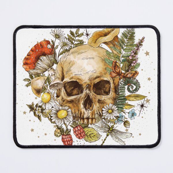 Item preview, The authentic autumn floral skull designed and sold by NolineXpression.