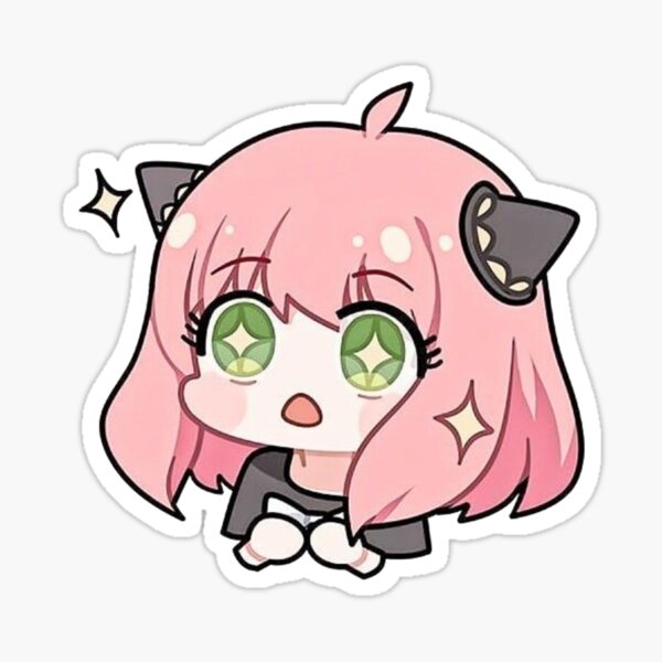 Anya Smug Stickers for Sale