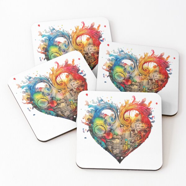 Item preview, Heart full of colors designed and sold by Dreamtodream.