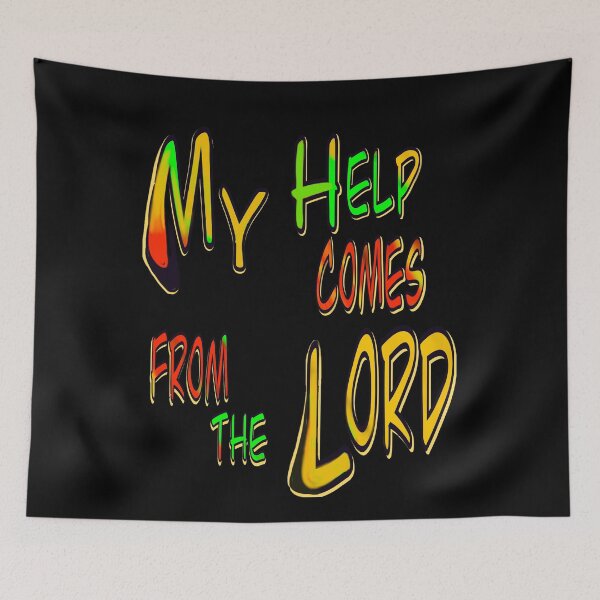 Item preview, Reggae Inspirational motivational positivity affirmation of faith, my help comes from the lord designed and sold by Artonmytee.