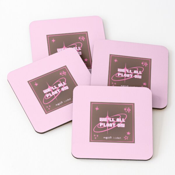 Item preview, Float On Mouse y2k pink brown emo sticker lyrics designed and sold by bubbleiel.
