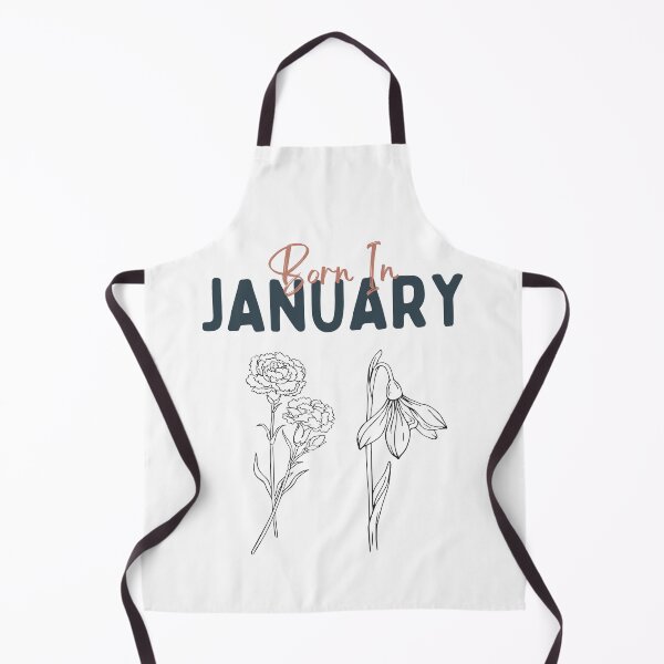 Item preview, Born in January birth flower shirt - carnation and the snowdrop designed and sold by Leivenaar.