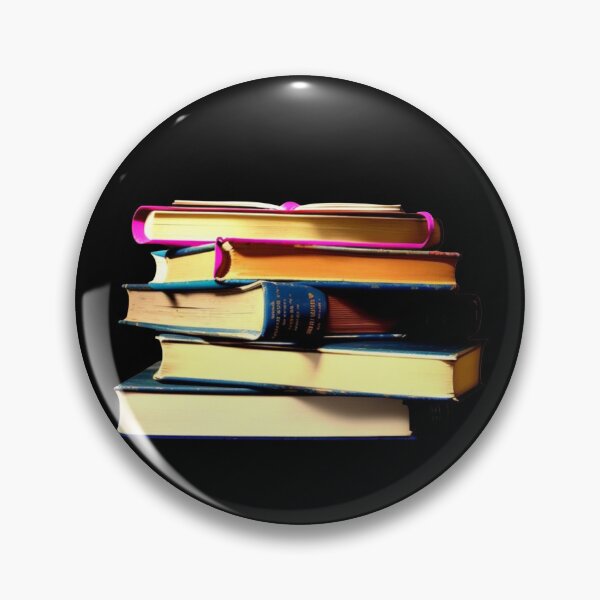 Item preview, Pile of vintage books 4 (pink and turquoise color) designed and sold by Frenchbullrufo.