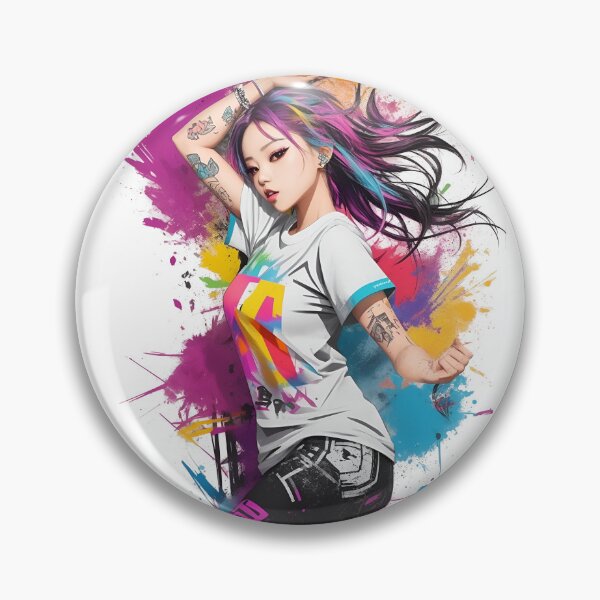 Item preview, K-Pop Style Dancer - Graffiti Splash Style designed and sold by Seneku-Design.