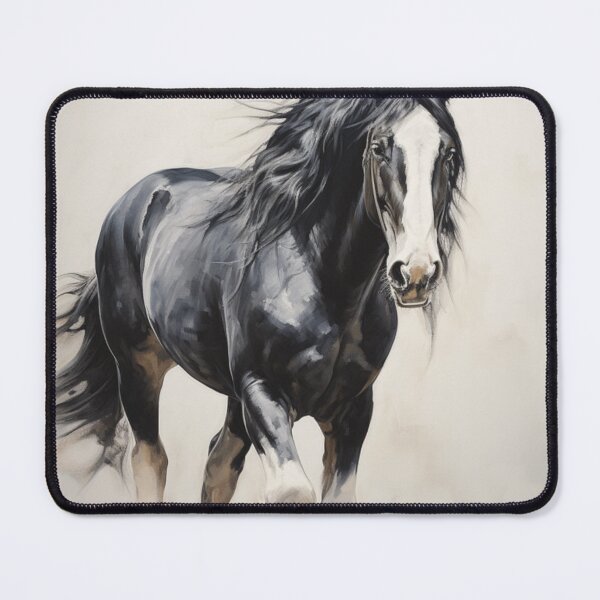 Item preview, Shire black horse designed and sold by DGtaLrtcom.