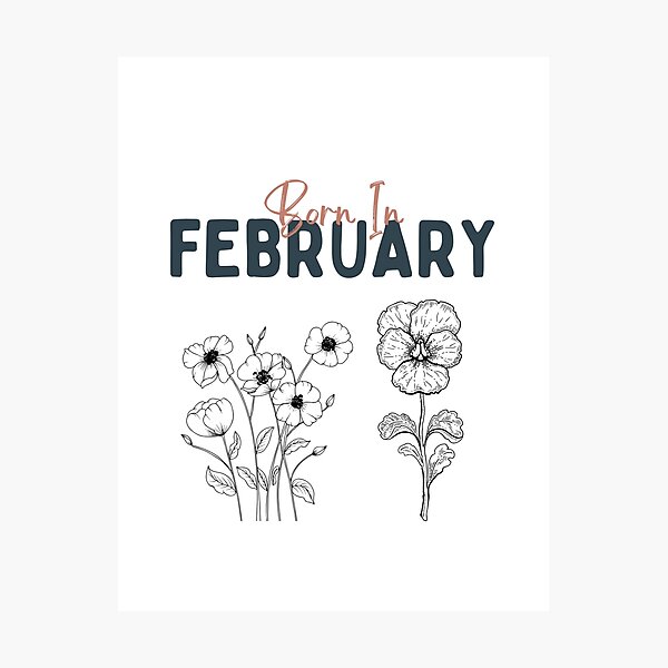 Item preview, Born in February birth flower shirt -  Violet and Primrose designed and sold by Leivenaar.