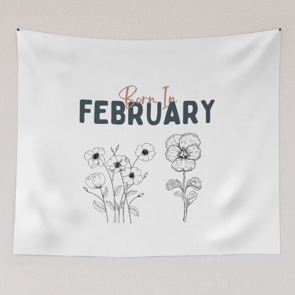 Item preview, Born in February birth flower shirt -  Violet and Primrose designed and sold by Leivenaar.