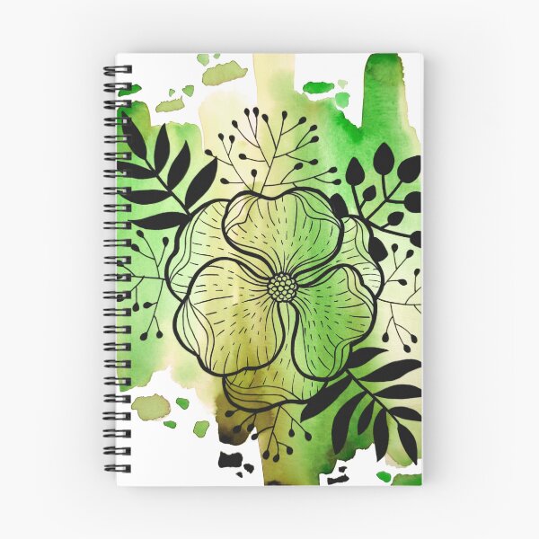 Item preview, Flor Verde Acuarela Duda designed and sold by BEATRIZKOBORI.