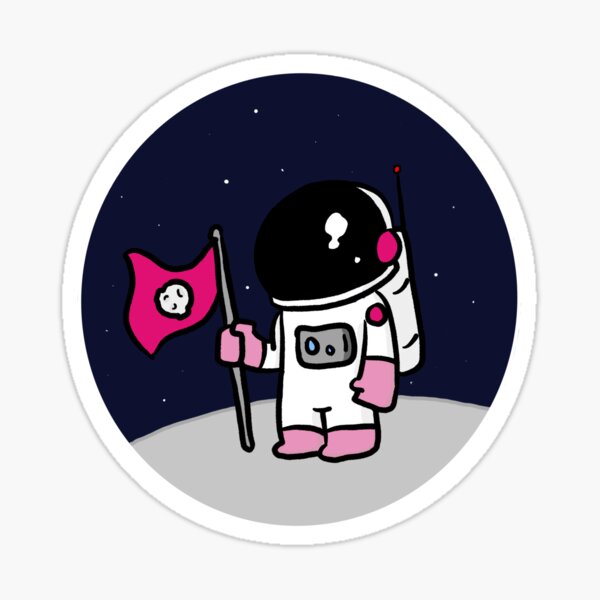 Pink Explorer Sticker