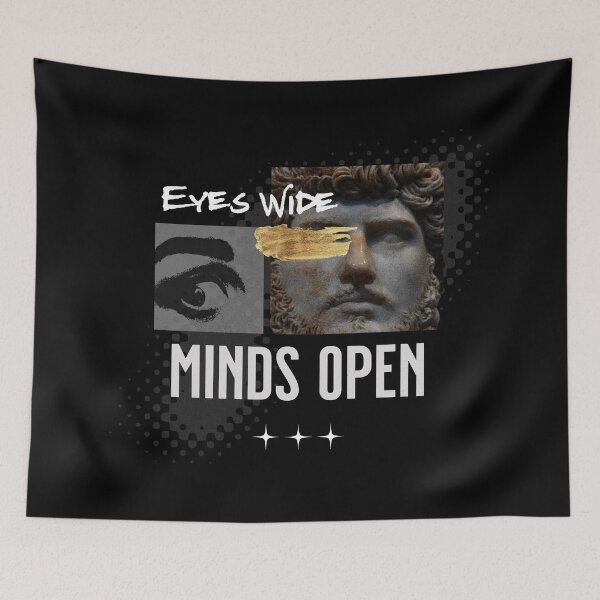 Item preview, "Eyes Wide, Minds Open" - Enlightened Vision Tee designed and sold by WildWoodWaver.