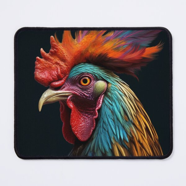 Item preview, Colorful rooster digital print designed and sold by dcrc.