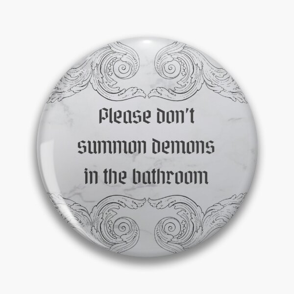 Item preview, Demons in the Bathroom designed and sold by Lauren Garnett.
