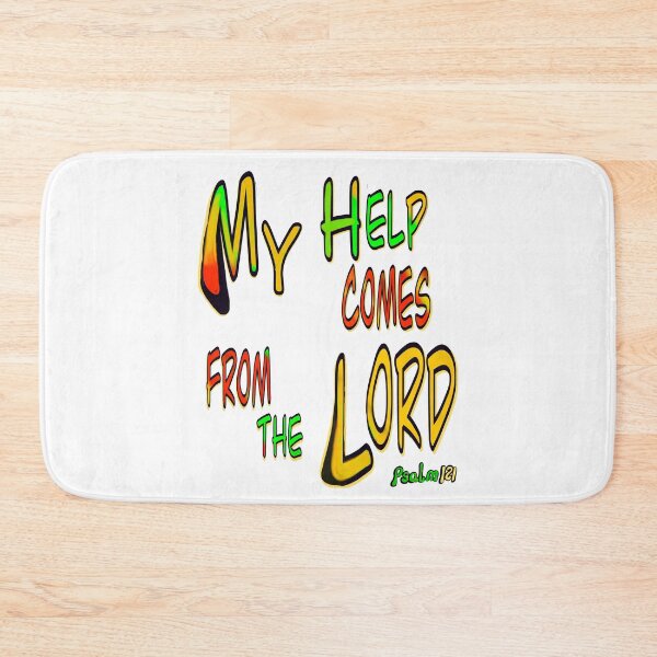 Item preview, Reggae Inspirational motivational positivity affirmation of faith 2, my help comes from the lord designed and sold by Artonmytee.