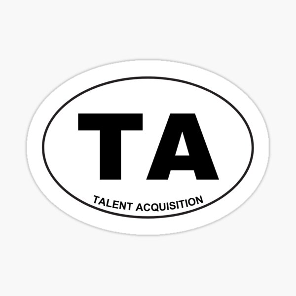 Item preview, TA: Talent Acquisition designed and sold by plaidcouches.