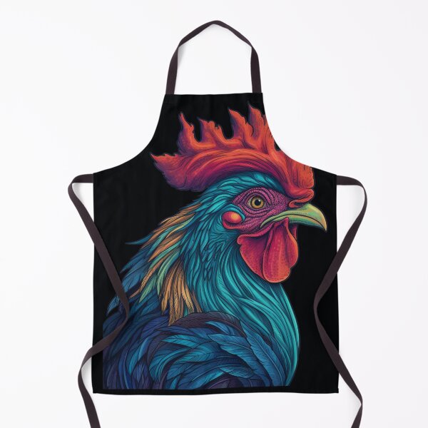 Item preview, Colorful rooster digital print designed and sold by dcrc.