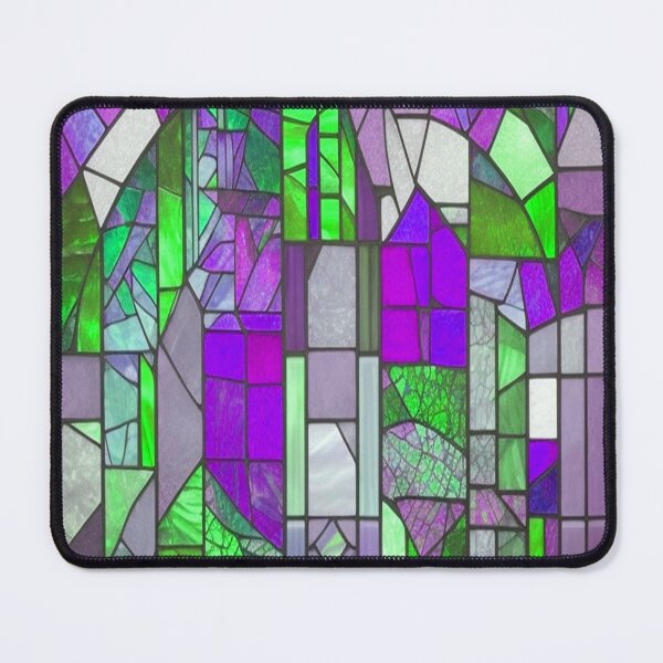 Item preview, Stain Glass Tower in Purples designed and sold by neverfaraway.