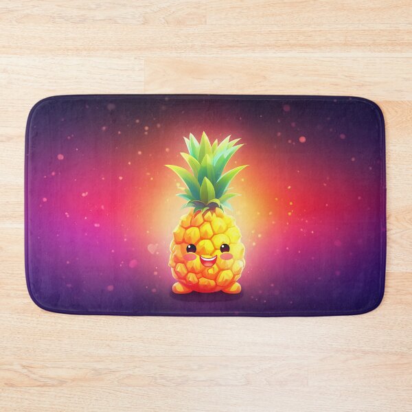 Item preview, Playful Produce: Cute Happy Cartoon Pineapple designed and sold by Digi-Artsy.
