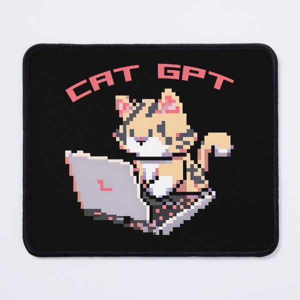 Item preview, Chatbot Pixel Cat designed and sold by RosmirStore.