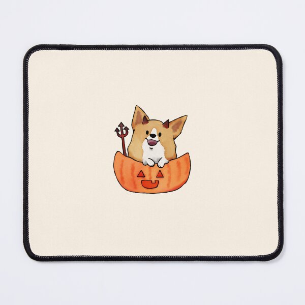 Item preview, Halloween devil corgi in pumpkin designed and sold by haakondesign.