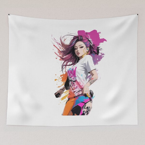 Item preview, K-Pop Style Dancer - Graffiti Splash Style designed and sold by Seneku-Design.