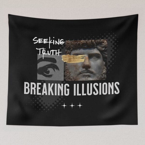 Item preview, "Seeking Truth, Breaking Illusions" - Enlightened Tee designed and sold by WildWoodWaver.