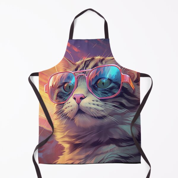 Item preview, Retrowave Cat designed and sold by MilesAI.