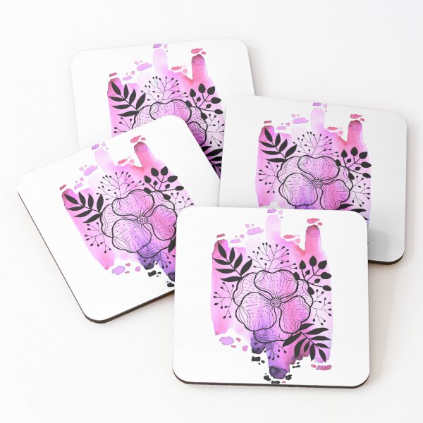 Item preview, Pink Watercolor Flower Duda designed and sold by BEATRIZKOBORI.