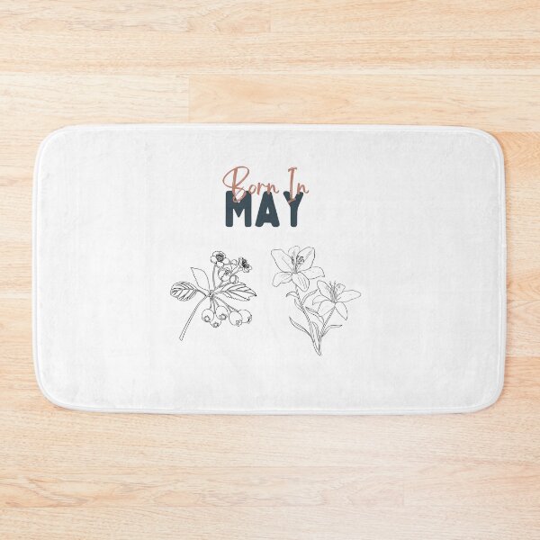 Item preview, Born in May birth flower shirt - Lily-of-the-Valley and Hawthorn designed and sold by Leivenaar.