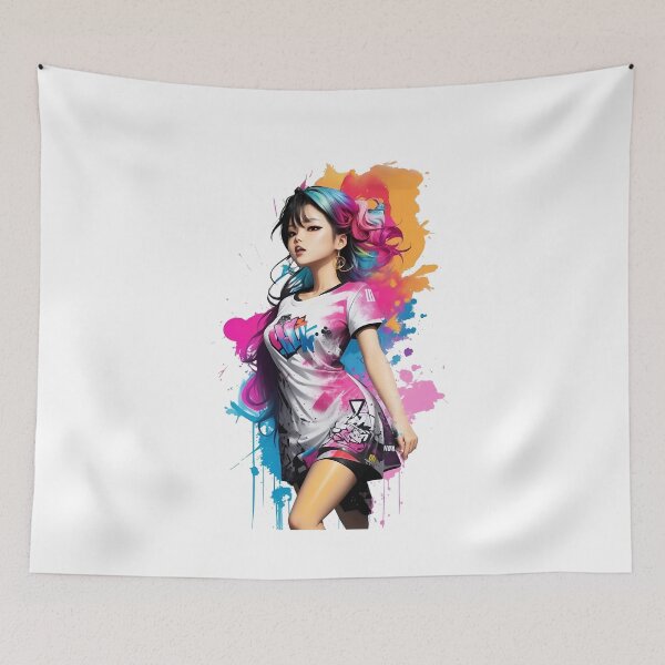 Item preview, K-Pop Style Dancer - Graffiti Splash Style designed and sold by Seneku-Design.