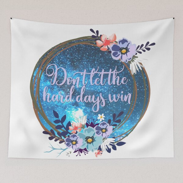 Item preview, DON'T LET THE HARD DAYS WIN designed and sold by thatbookgal.