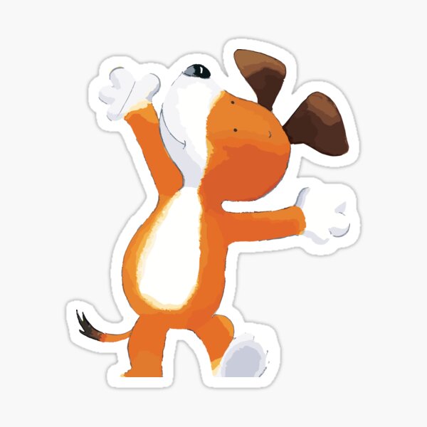 Funny kipper the dog Sticker