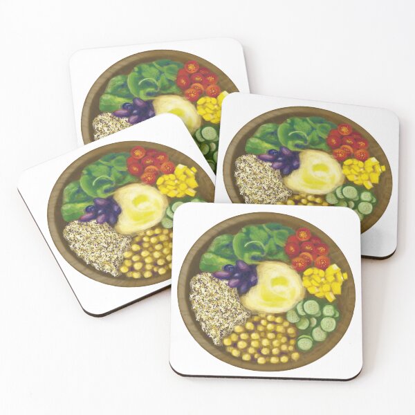 Item preview, Vegan bowl drawing designed and sold by cookwithabrush.