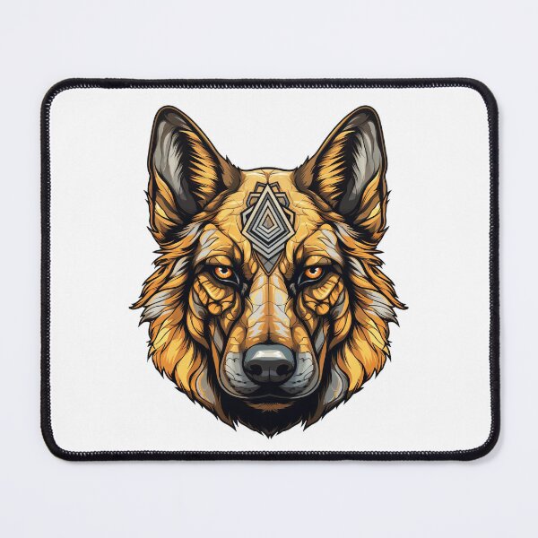 Item preview, Cyberpunk German Shepherd - № 1 designed and sold by DoggoBliss.